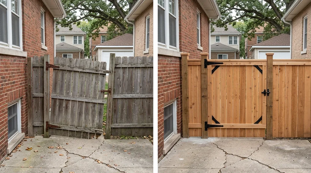 Fencing a Chicago Bungalow Lot: Gangways, Alleys and the Rear Garage