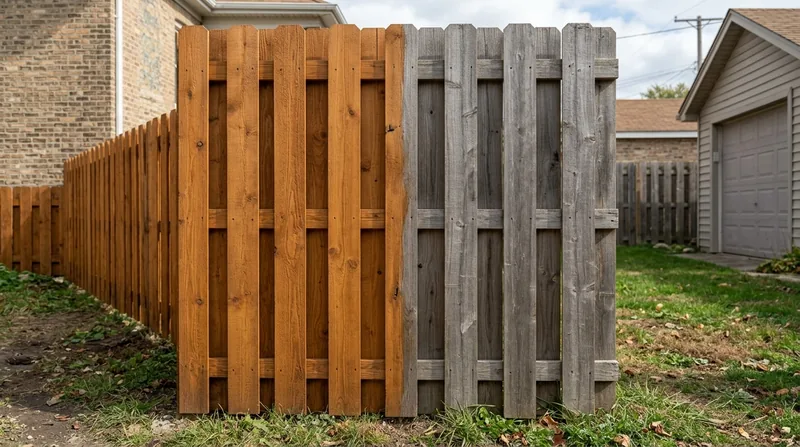 Fence Staining & Restoration Chicago