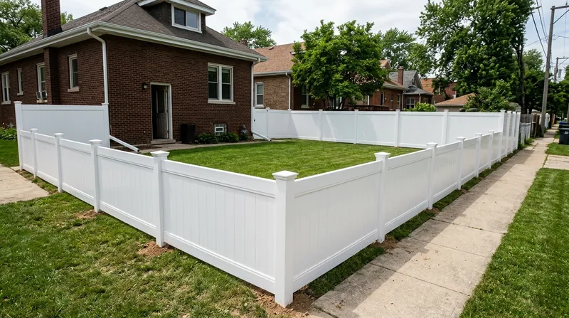 Vinyl & PVC Fence Installation Chicago